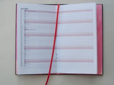 Kalender, Terminplaner Holz