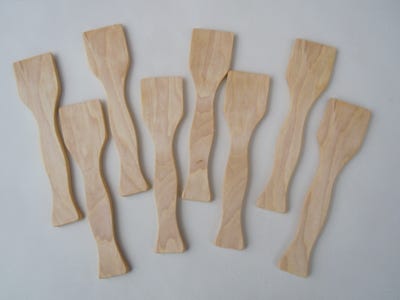 Racletteschieber, Racletteschaber Holz