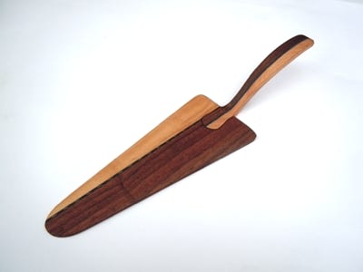 Tortenheber, Kuchenschaufel Holz