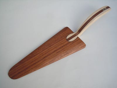 Tortenheber, Kuchenschaufel Holz
