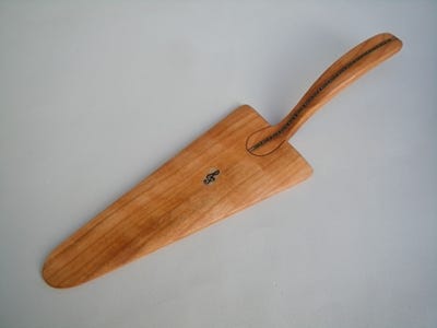 Tortenheber, Kuchenschaufel Holz