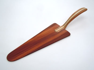 Tortenheber, Kuchenschaufel Holz