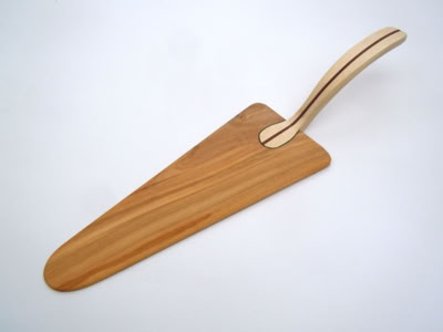 Tortenheber, Kuchenschaufel Holz