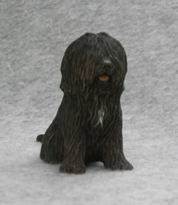 handgeschnitzter Hund Holz