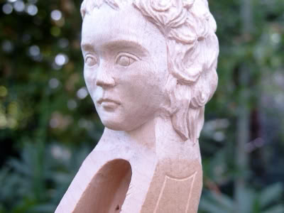 Gambe Kopf Geige Geigenbau