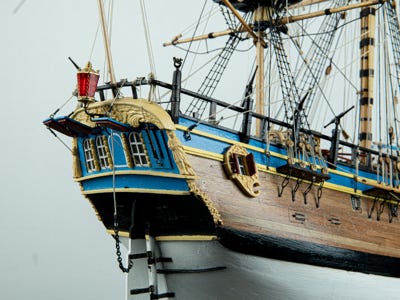 Segelschiff Modell Modellbau Schnitzerei geschnitzt Handarbeit Holz Bildhauerei
