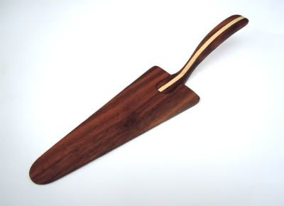 Tortenheber, Kuchenschaufel Holz