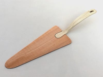 Tortenheber, Kuchenschaufel Holz