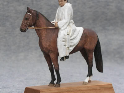 handgeschnitztes Pferd Holz