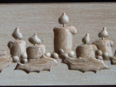 Backmodel Advent Weihnachten Holz