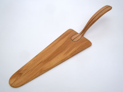 Tortenheber, Kuchenschaufel Holz
