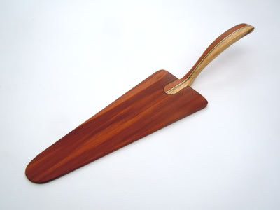 Tortenheber, Kuchenschaufel Holz