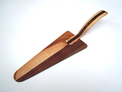 Tortenheber, Kuchenschaufel Holz