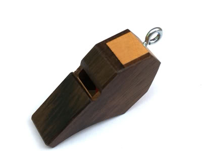 Trillferpfeife, Pfeife, Schüsselanhänger Holz