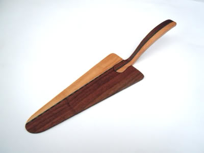 Tortenheber, Kuchenschaufel Holz