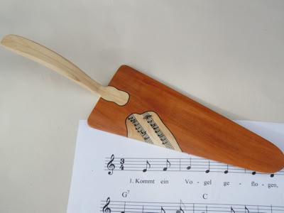 Tortenheber, Kuchenschaufel Holz