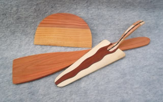Teigschaber, Pfannenwender, Tortenheber, Holz