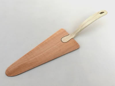 Tortenheber, Kuchenschaufel Holz